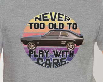 Camiseta Ford Capri 1972: regalo para los amantes de los coches clásicos