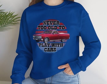 Sudadera Chevy El Camino: Cuello redondo para entusiastas del automóvil