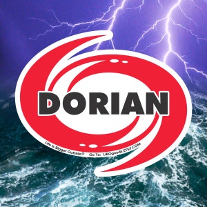 Hurricane Dorian Sticker