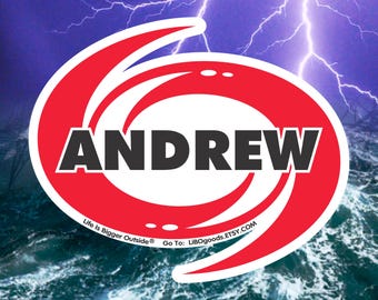 Hurricane Andrew- Bubble-free stickers