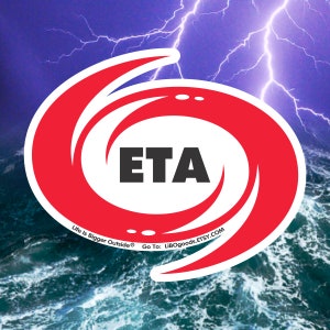 Hurricane Eta Sticker