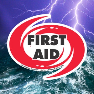 First Aid-Hurricane Sticker