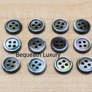 Leekayer 22 Pieces Genuine White Mother of Pearl Blazer Buttons