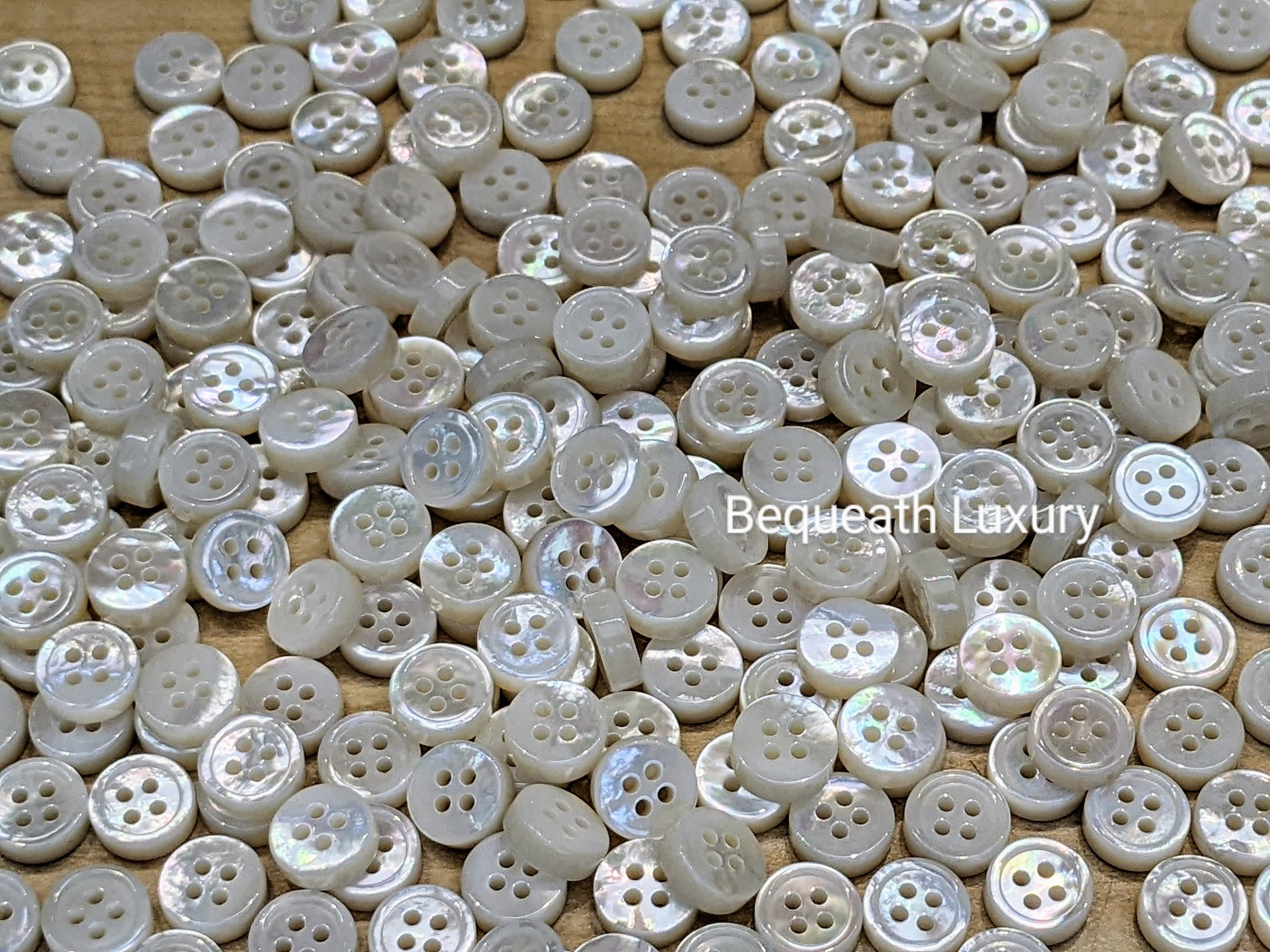 3mm Thickness Mother of Pearl (MOP) Shirt Buttons