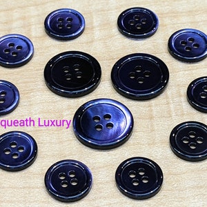 Premium Corozo Suspender Buttons for Bespoke Garments, Made in Italy