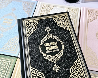 Arabic English Translated Quran: Islamic Gift Set with Tasbih & Magnet