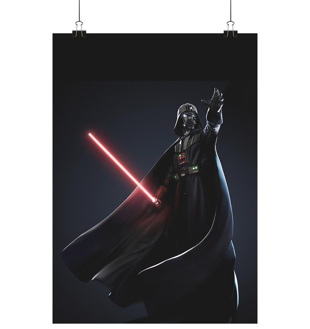 Star Wars Darth Vader Wall Poster Poster Din A1,A2,A3,A4 portrait - Etsy