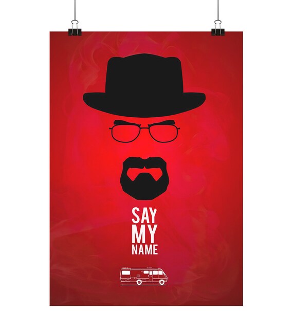 Breaking Bad Poster Heisenberg "Say my Name" - Poster Din A1 (high)