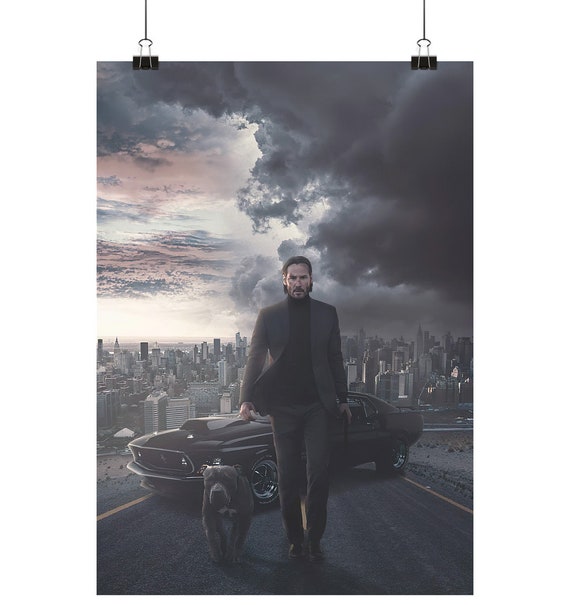 John Wick Poster High-quality poster wall art John Wick - Poster Din A1,A2,A3,A4 (portrait)