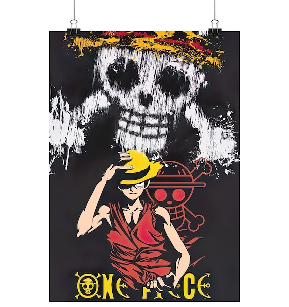 Monkey D. Luffy, One Piece - Poster Din A1 (high)