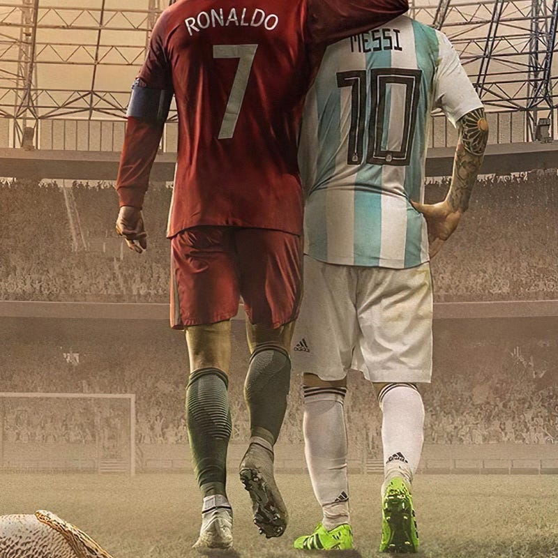 Messi and ronaldo hintergrund - Etsy.de — free download