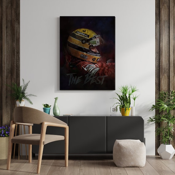 Senna - The Best. Formula 1, Ayrton Senna, Poster Template A1-A4 | Digital Download