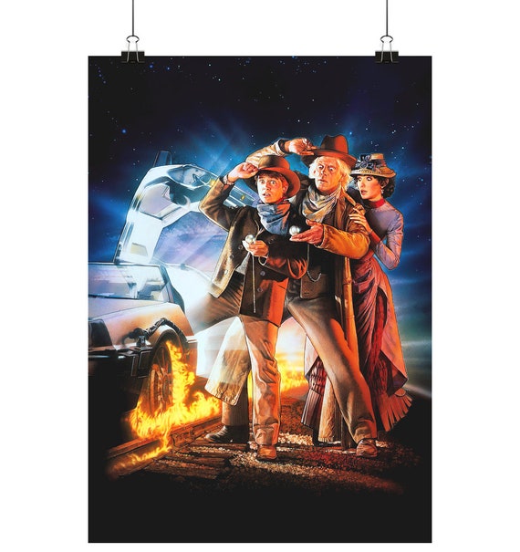Back to the Future Poster - Movie Poster Art Home Decor Bedroom Poster Wall Art - Poster Din A1, A2, A3, A4 (portrait)