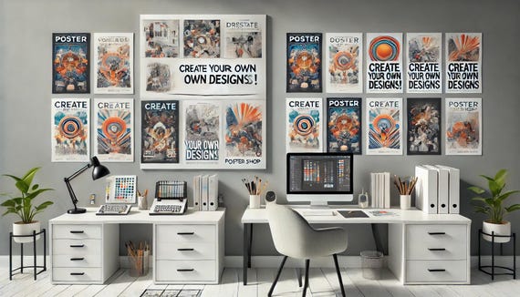 Your design on posters – creativity meets quality!