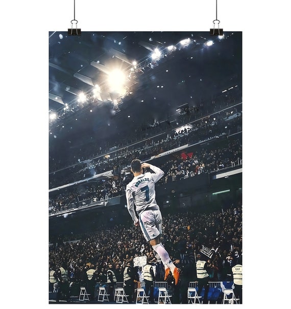 Cristiano Ronaldo Poster - Art Poster CR7 - Poster Din A1, A2, A3, A4 (high)