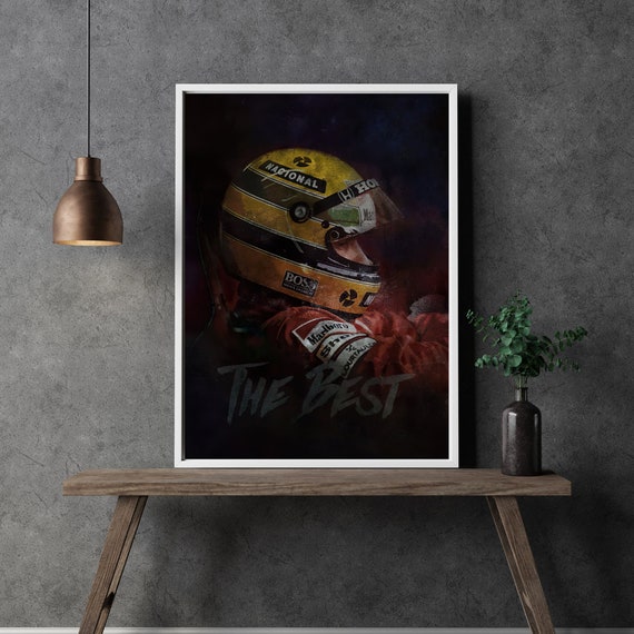 Senna - The Best. Formula 1, Ayrton Senna - Poster Din A1,A2,A3,A4 (high)