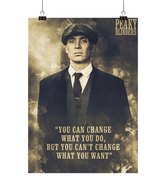 Peaky Blinders Thomas Shelby Poster - Poster Din A1,A2,A3,A4 (high)