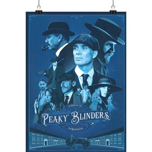 Peaky Blinders Poster, Thomas Shelby Wandkunst, Opgerold Canvas - Poster Din A1, A2, A3, A4 (staand)