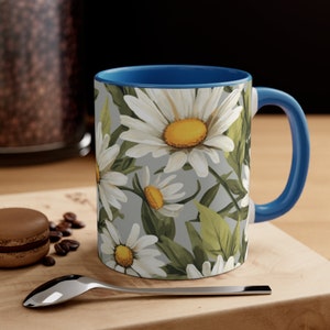 Daisies Mug, Daisies Coffee Mug, Daisies Tea Cup, Daisies Gifts For Her, Gift for Woman
