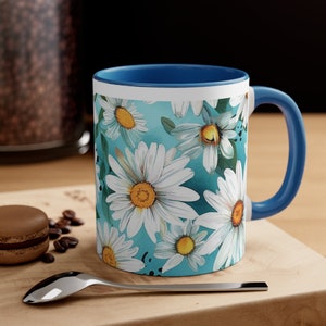 Daisies Mug, Daisies Coffee Mug, Daisies Tea Cup, Daisies Gifts For Her, Gift for Woman