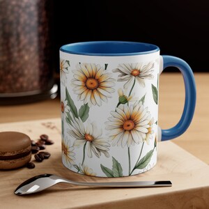 Daisies Mug, Daisies Coffee Mug, Daisies Tea Cup, Daisies Gifts For Her, Gift for Woman