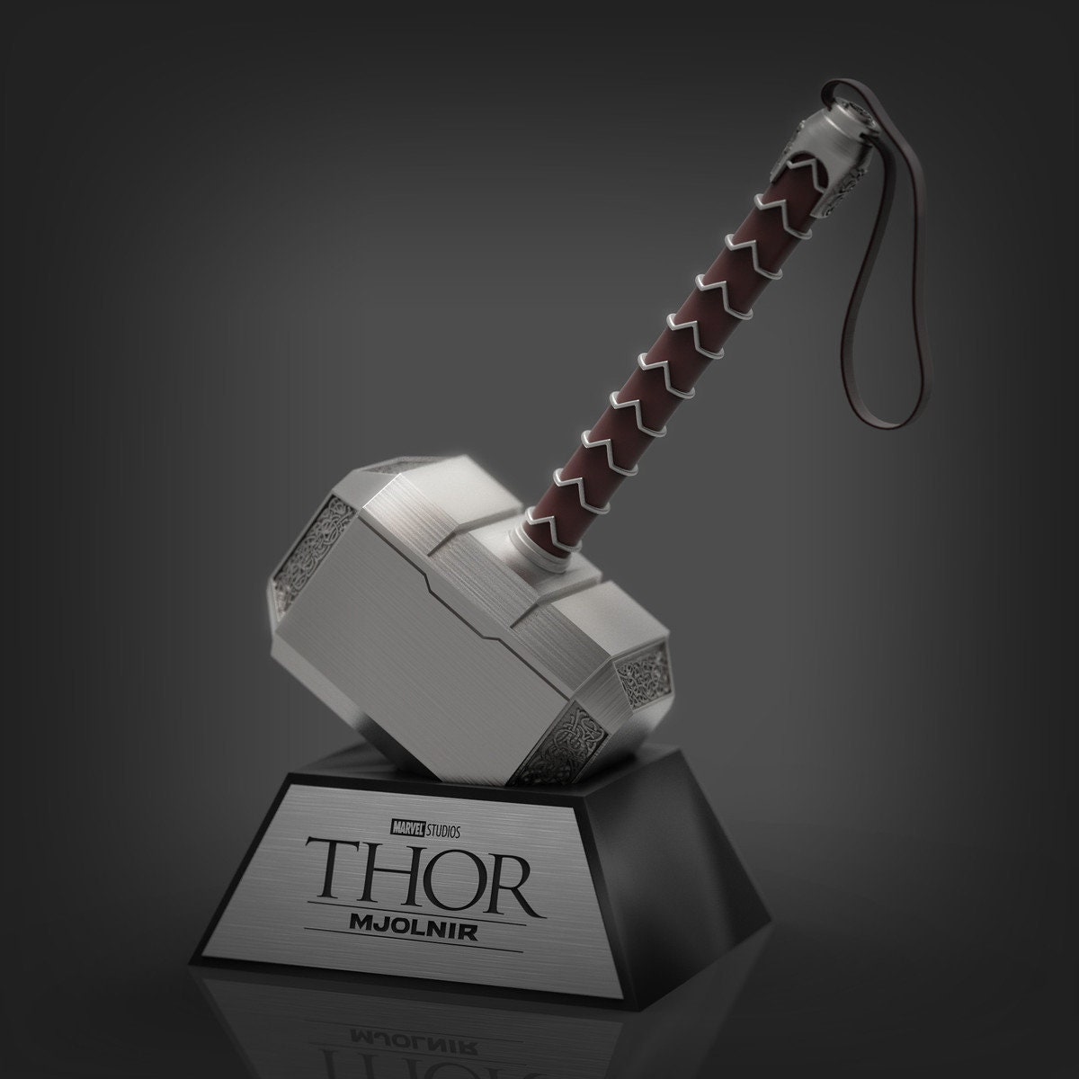 GOD OF WAR THOR HAMMER STL 3MF 3D PRINTING FILE LED COMPATIBLE 3D