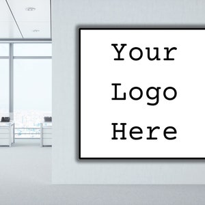 Personalized Zoom Background with Logo, Custom Corporate Office Zoom Meeting Virtual Background, Professional Zoom Meeting Digital Download