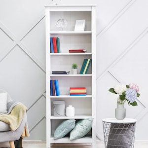 White Bookshelf Virtual Background Pink, Professional Lawyer Zoom Background, Online Teaching, Best Modern Bookcase Zoom Meeting Backdrop,