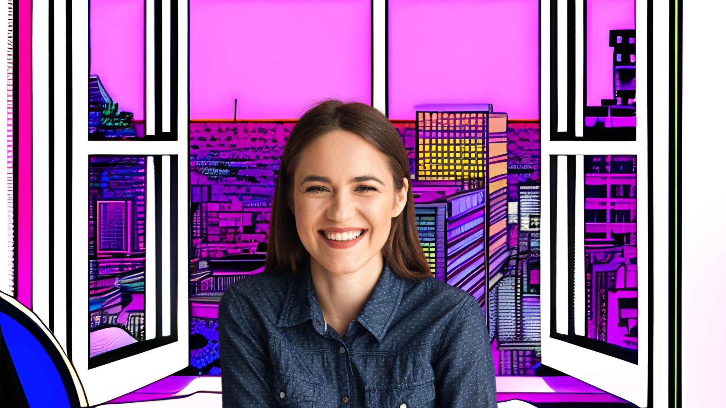 Purple Zoom Background , Zoom Meeting Background, Animated Background, Virtual Meetings Vipkid