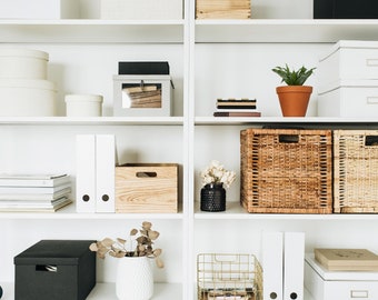 White Shelving Zoom Background, Zoom Meeting Virtual Background, Zoom Backdrop, Teams Background, Office Background, Home Zoom Background