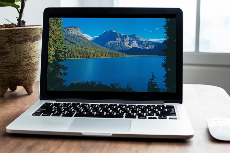 Computer Zoom Images Zoom Background Mountains and Lake, Microsoft Teams Virtual Background ...