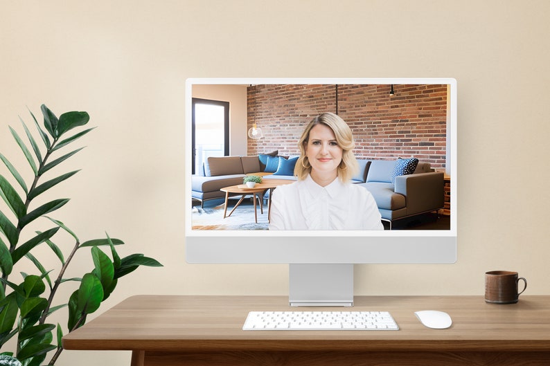 Zoom Background Instant Download Zoom Backgrounds Home Office Etsy Canada