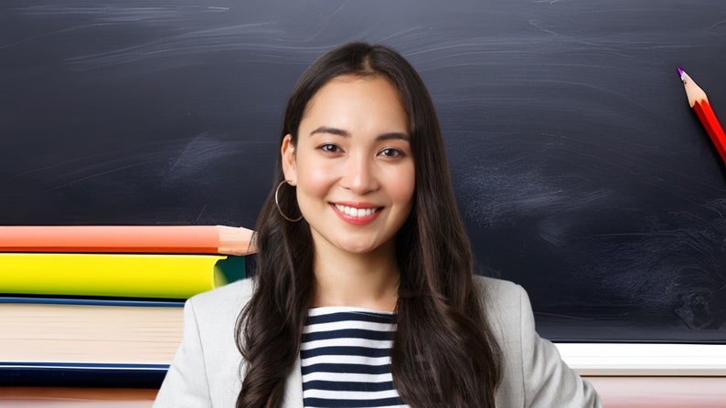 Zoom ESL Teacher Background, Zoom Background Teacher, Teaching on Zoom ...