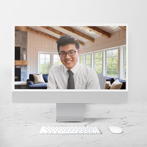 Virtual Background, Lawyer Zoom Background, Professional Office Background Art, Plain Zoom Background, Virtual Student Teams Backdrop