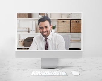 Bookshelf Virtual Background, Lawyer Zoom Background, Professional Office Background, Plain Zoom Background, Virtual Student Teams Backdrop