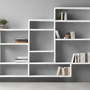 Virtual Home Office Backdrop, Zoom Background, White Bookshelf Background, Zoom Meeting Virtual Background, Realistic Office Zoom Background