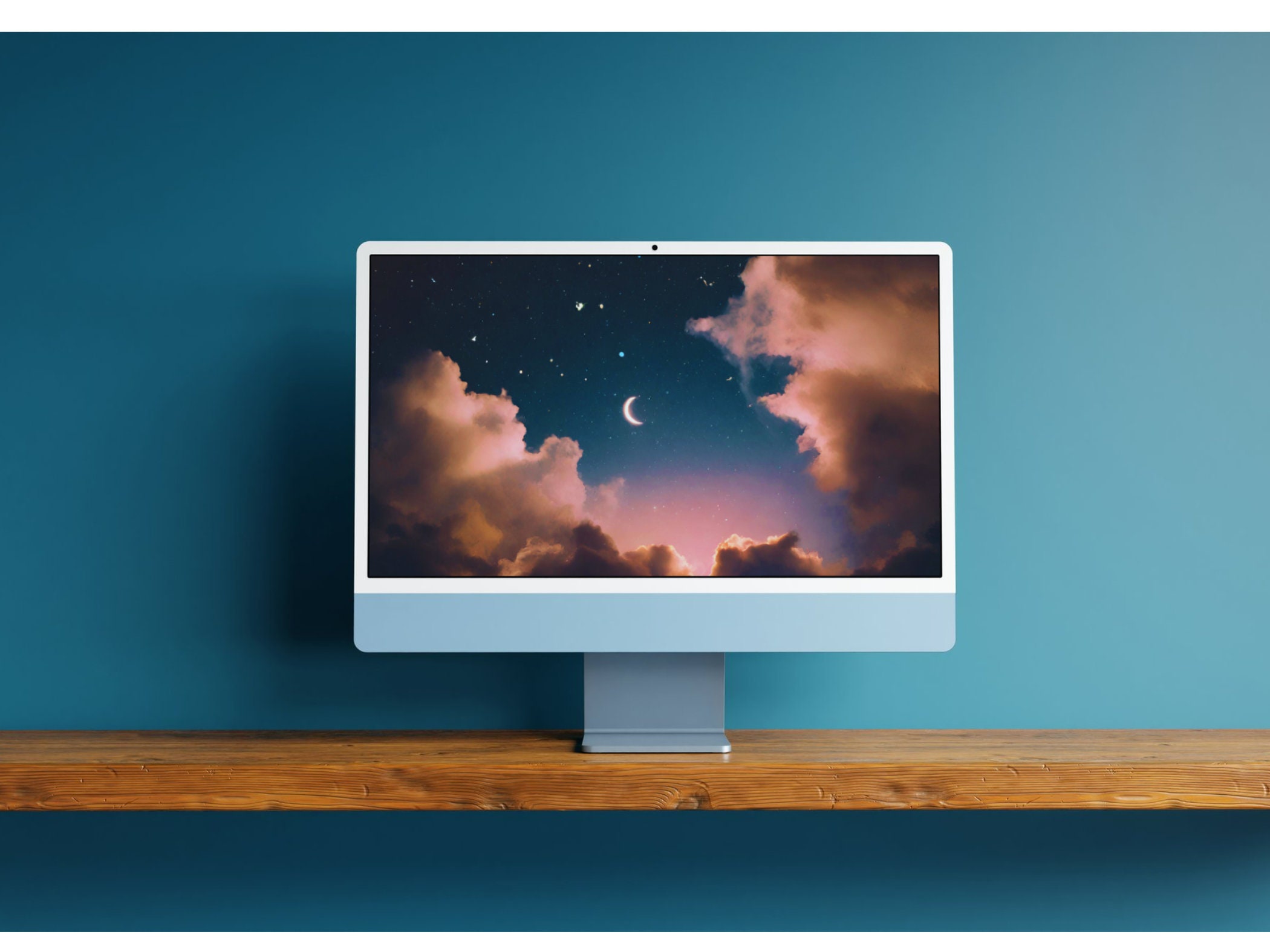 Virtual Zoom Background Sky, Modern Microsoft Teams Digital Backdrop ...