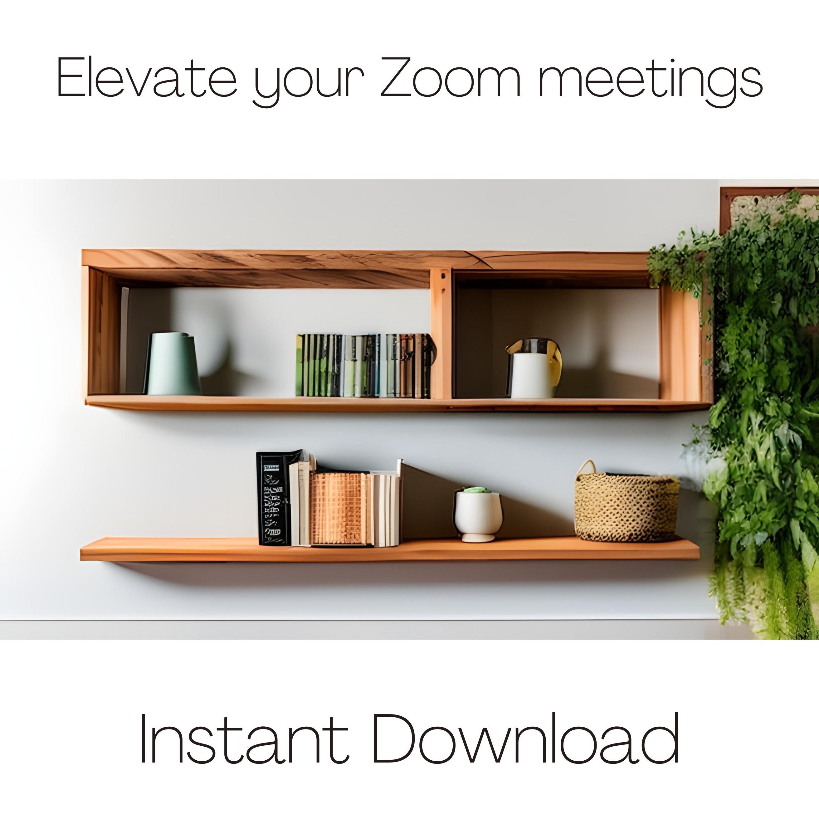 Zoom Background, Work From Home Virtual Background, MS Teams Backdrop, Digital Download