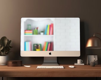Blurry Bookshelf Work From Home Virtual Zoom Meeting Background, MS Teams Digital Download Home Office Backdrop, Blurred Bookcase Background