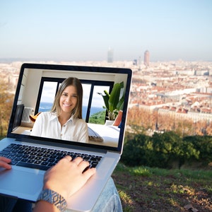 Realistic Paradise Zoom Backgrounds, Lawyer Zoom Backdrop, Professional Office Background, Remote Work Virtual Background, Zoom Meeting