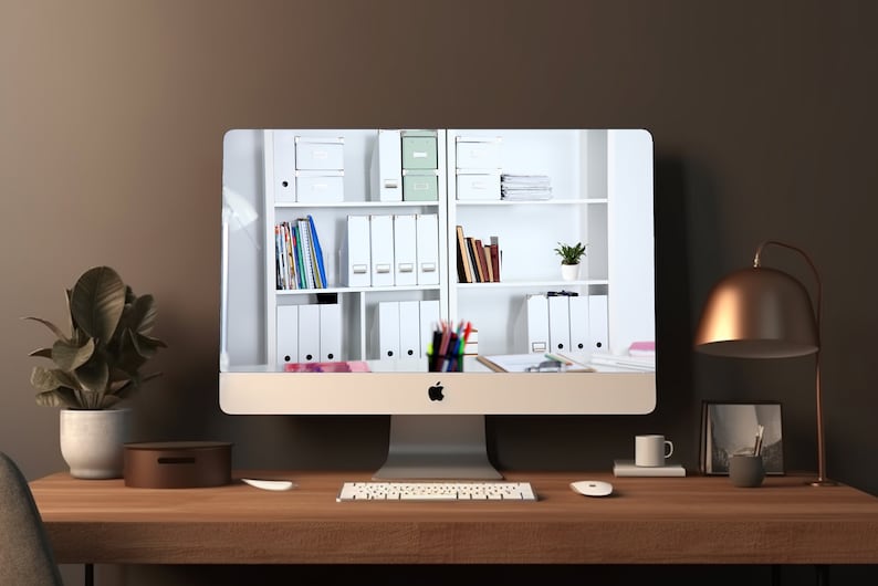 White Bookshelf Virtual Background, Best Microsoft Teams Background, Zoom Meeting Backdrop