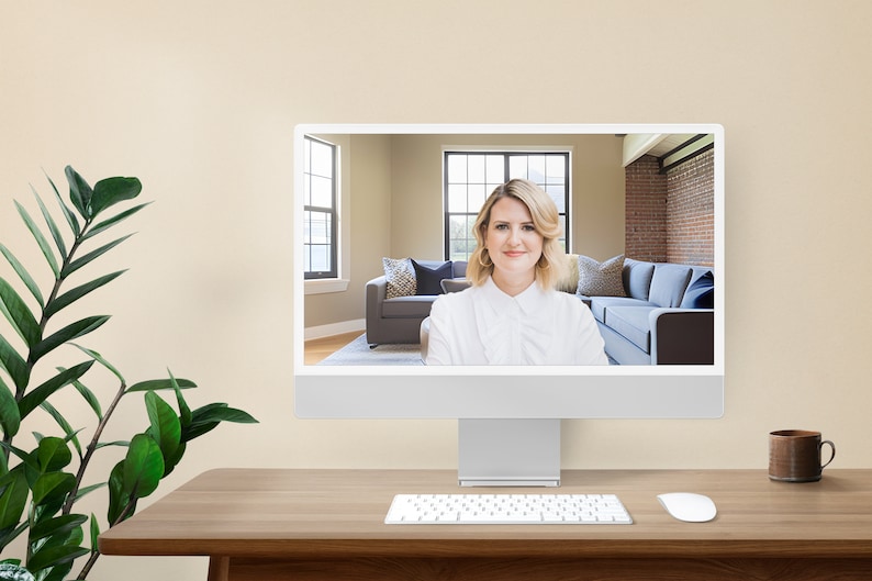 Zoom Background, Work From Home Virtual Background, MS Teams Backdrop