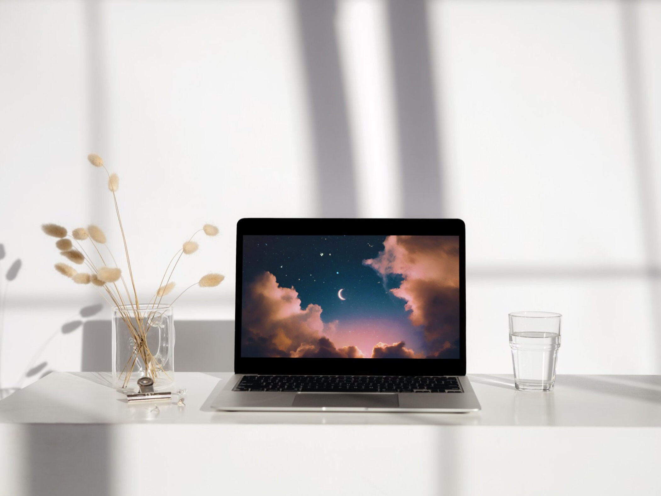 Virtual Zoom Background Sky, Modern Microsoft Teams Digital Backdrop ...
