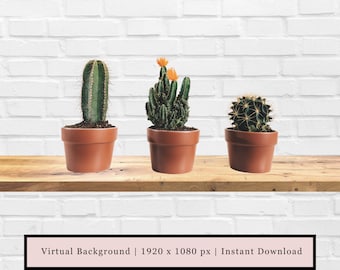 Fondo virtual de reunión de Zoom, oficina de fondo de Zoom, telón de fondo de reuniones virtuales de trabajo remoto, descarga digital realista de Zoom Home Office