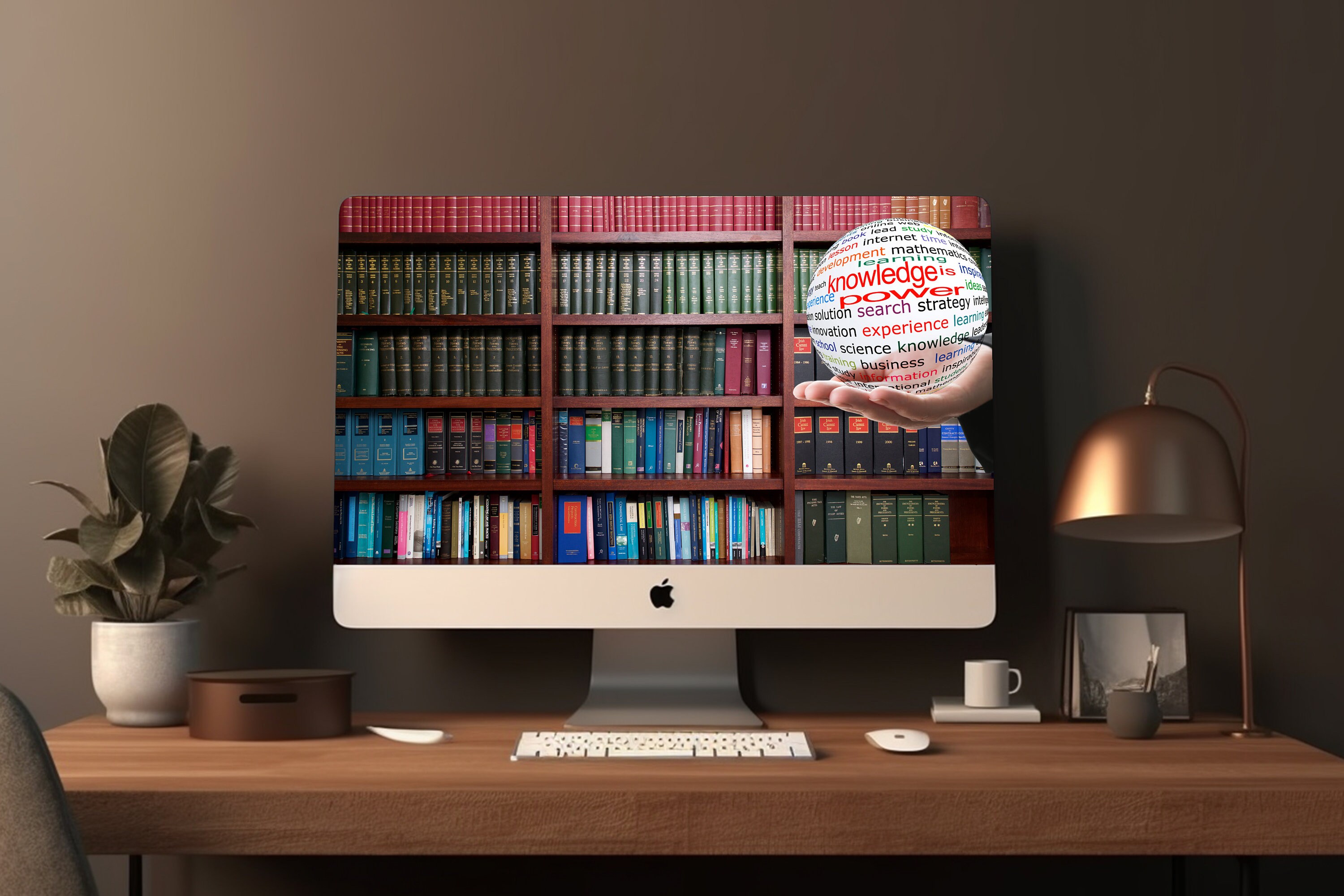 Bookshelf Home Office Zoom Background, Virtual Backdrop Zoom Meeting ...