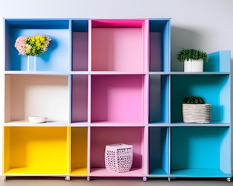 Bright and Vibrant Pastel Zoom Background for Home Office, Professional ...