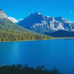 Zoom Background Mountains and Lake, Microsoft Teams Virtual Background Scenery, Zoom Office Backdrop, Realistic Landscape Zoom Meeting