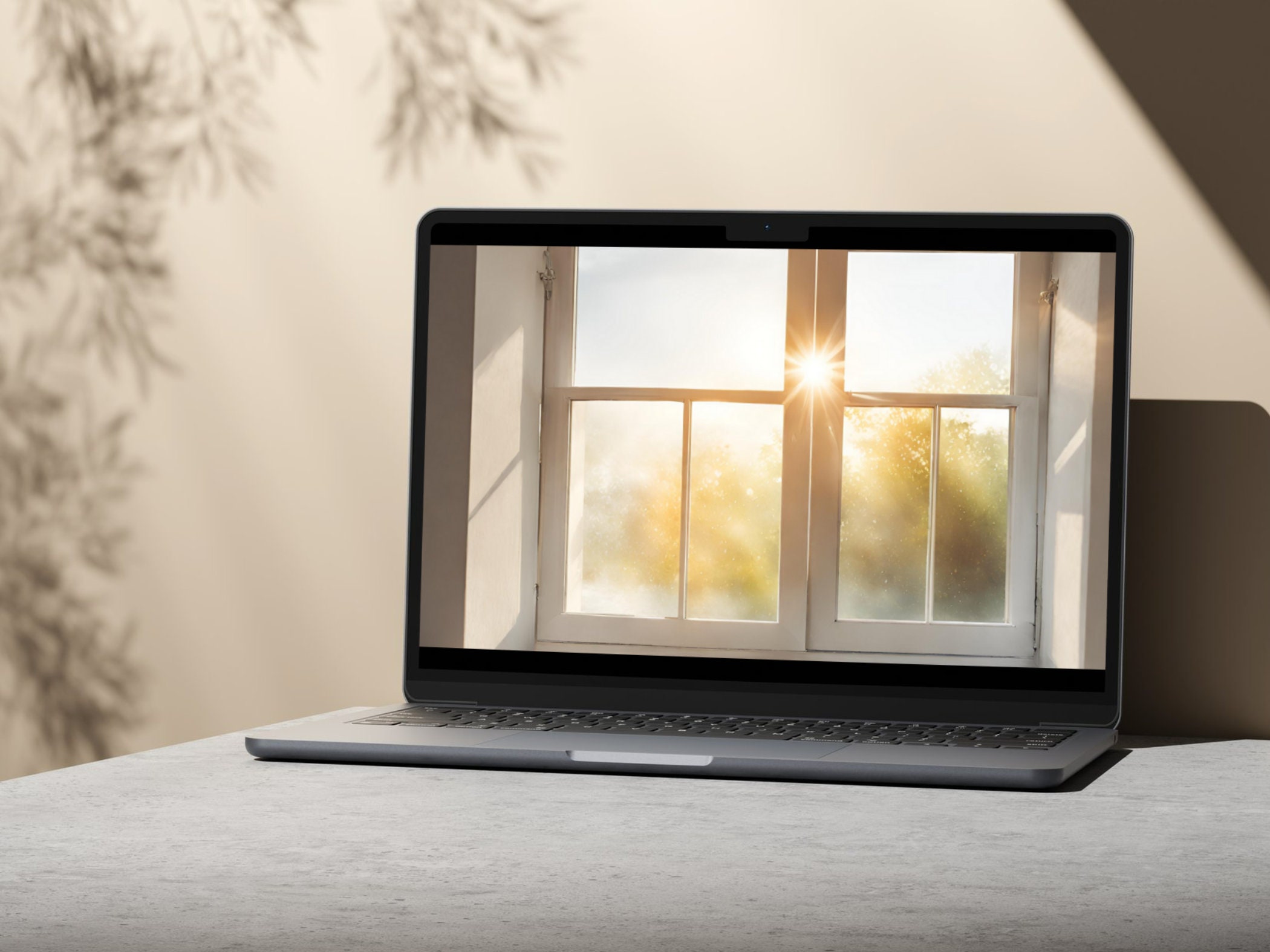 Window Virtual Background Window Home Virtual Zoom Background, MS Teams Digital Download Virtual ...