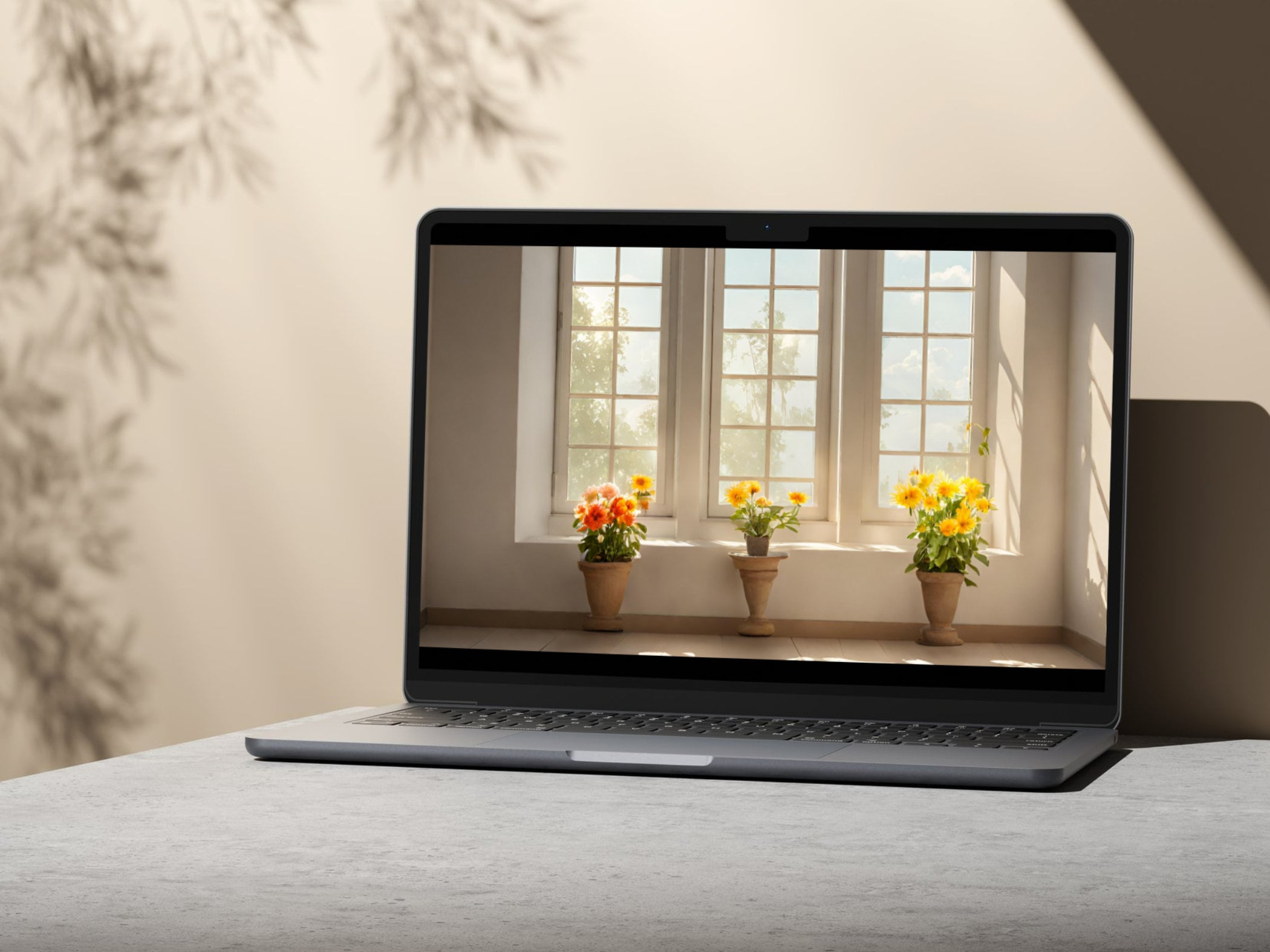 Remote Backdrop Window Work From Home Virtual Zoom Background, MS Teams Download ...