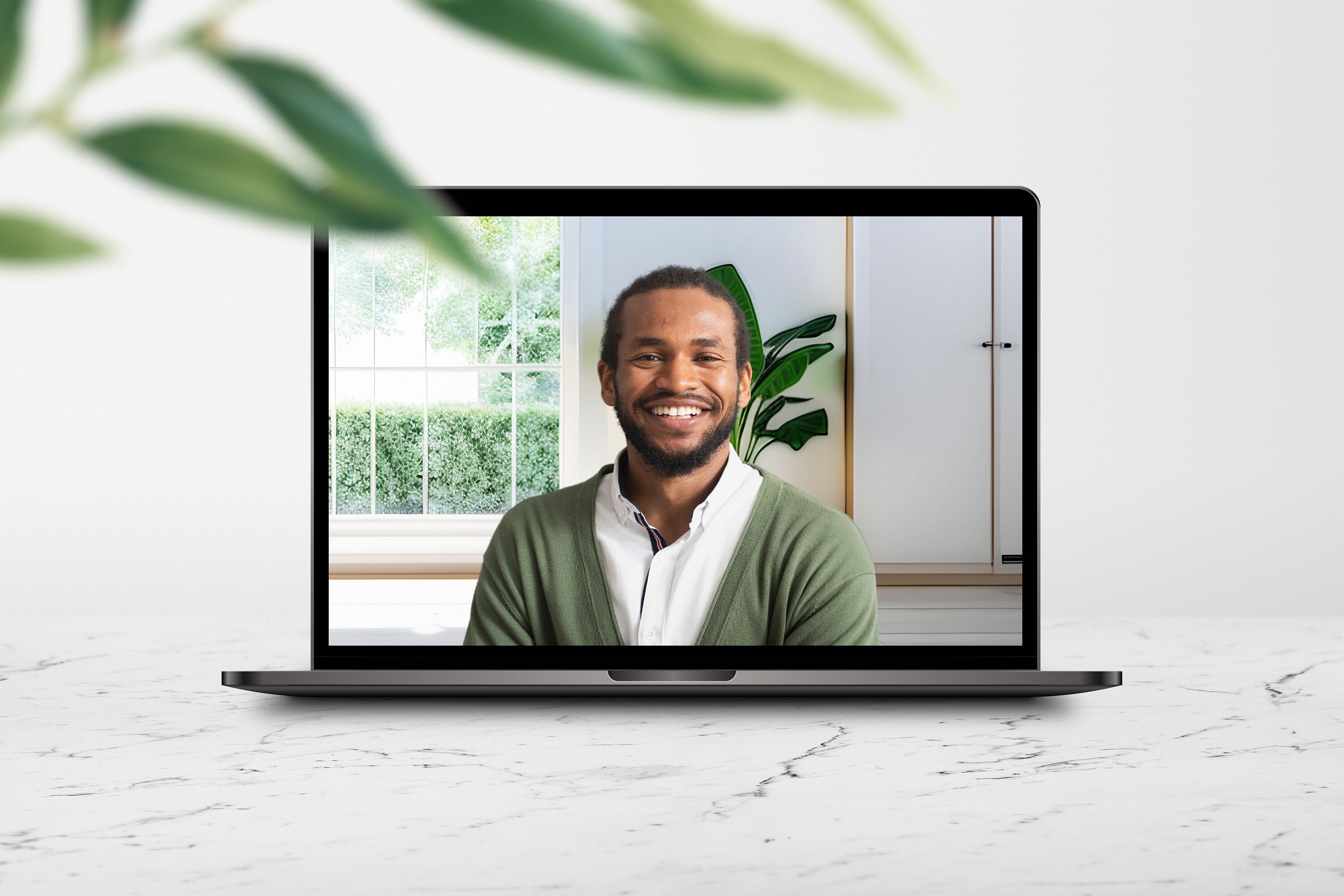 Bright and Professional Zoom Background, Virtual Background, Work From